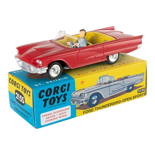 Fordフォード Thunderbirdサンダーバード カブリオレ オープン 1965 レッド / Corgi 1/43 ミニカー