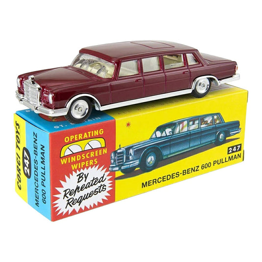 Mercedes Benzメルセデスベンツ S-CLASS 600 PULLMAN 1963 ボルドーメタリック / Corgi 1/43 ミニカー