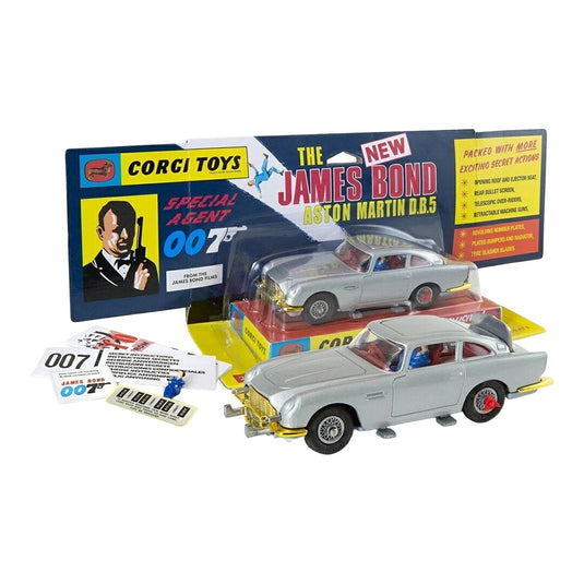 Aston Martinアストンマーティン DB5 1963 007 James Bond シルバー / Corgi 1/43 ミニカー