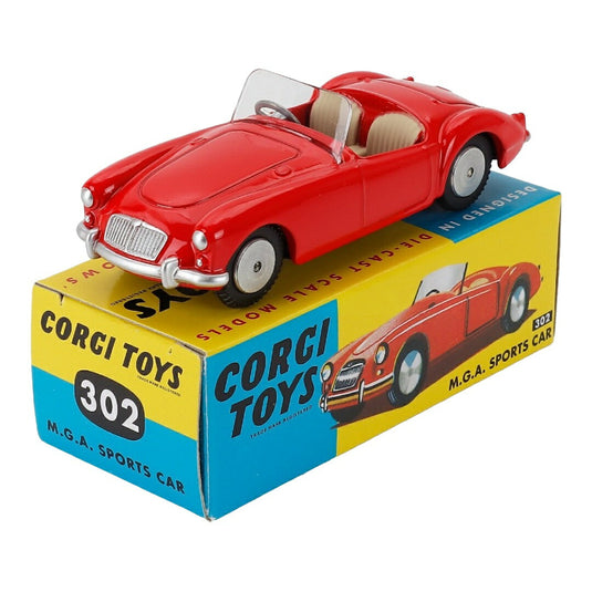 MG MGA スポーツカー スパイダー 1961 レッド / Corgi 1/43 ミニカー