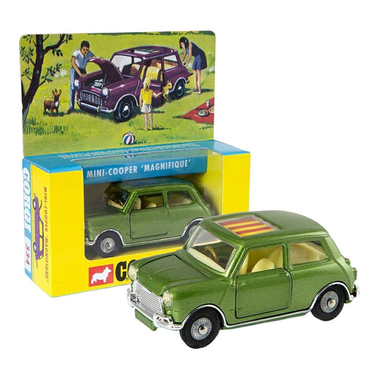 Morrisモリス Mini Cooperミニクーパー Magnifique 1968 メタリックグリーン / Corgi 1/43 ミニカー