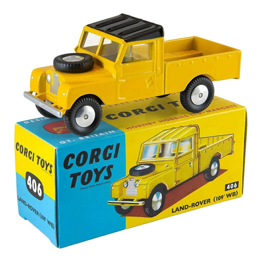 Land Roverランドローバー 109 MKII WB ピックアップ 1959 イエロー ブラック / Corgi 1/43 ミニカー トラック模型