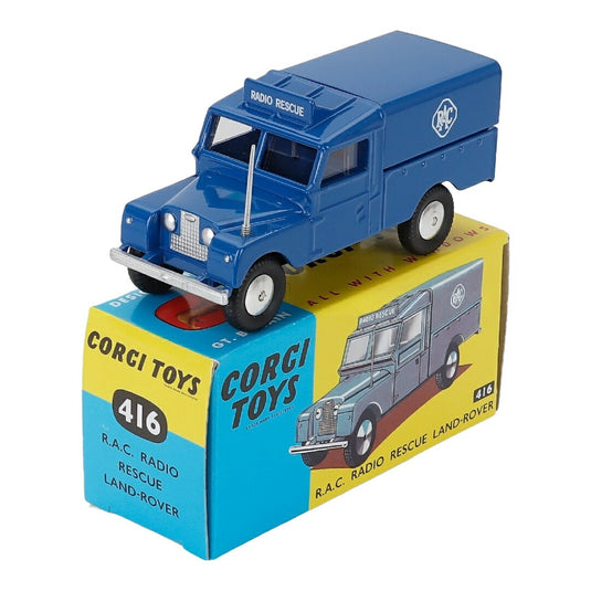 Land Roverランドローバー RAC Radio Rescue 1958 ブルー / Corgi 1/43 ミニカー