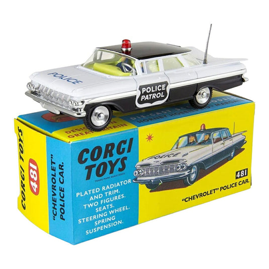 Chevroletシボレー Impala インパラ ポリスパトロールカー 1960 ブラック/ホワイト / Corgi 1/43 ミニカー