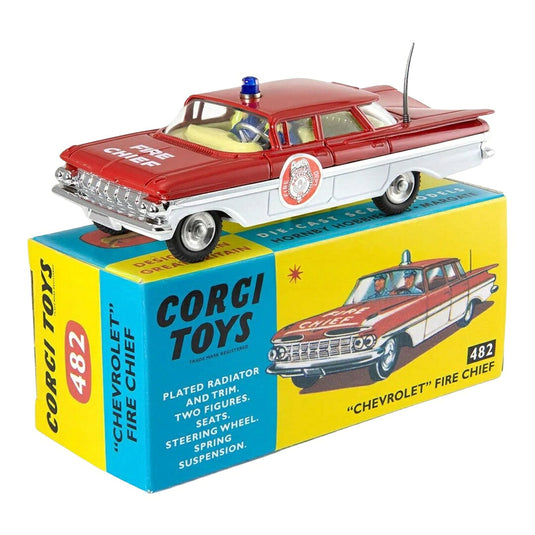 Chevroletシボレー Impala インパラ ファイヤーチーフ 1955 レッド/ホワイト / Corgi 1/43 ミニカー
