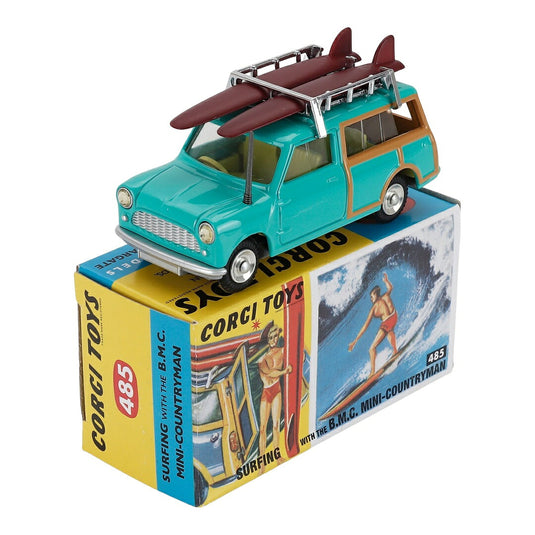 Austinオースティン Miniミニ Countrymanカントリーマン サーフィン 1960 グリーン / Corgi 1/43 ミニカー