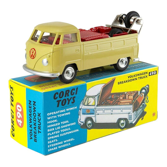 VWフォルクスワーゲン T1 ピックアップ ブレイクダウントラック 1960 ベージュ / Corgi 1/43 ミニカー トラック模型