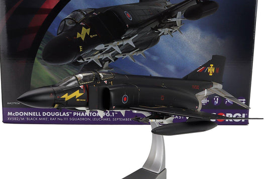 McDonnell Douglasマクドネルダグラス FG.1 PhantomファントムII Royal Air Force XV582 Black Mike ブラック / Corgi 1/48 ミニカー ミリタリー模型