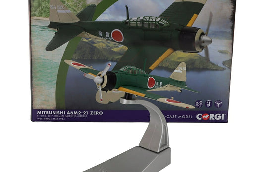 Mitsubishi三菱 A6M2-21 零戦 81-1183 ミリタリーグリーン / Corgi 1/72 ミニカー ミリタリー模型