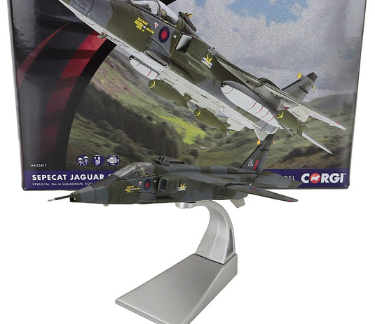 SEPECAT Jaguarジャガー GR.1 XX963/AL No.14 1973 ミリタリー迷彩 / Corgi 1/72 ミニカー ミリタリー模型