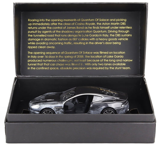 Aston Martinアストンマーティン DBS 2008 ダメージ 007 ジェームズ ボンド 慰めの報酬 グレーメタリック TV SERIES / Corgi 1/36 ミニカー