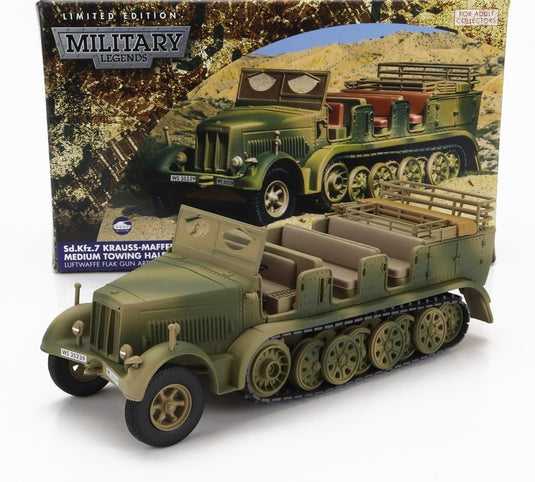 Tank戦車 ハーフトラック クラウス マッファイ CINGOLATO 1942 ミリタリーカモフラージュ / Corgi 1/50 ミニカー