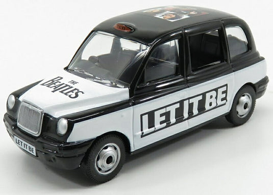 Austinオースチン ロンドンタクシー LTI TX4 2007 ザ ビートルズ LET IT BE ホワイトブラック TV SERIES - SCALE APPROX / Corgi 1/36 ミニカー