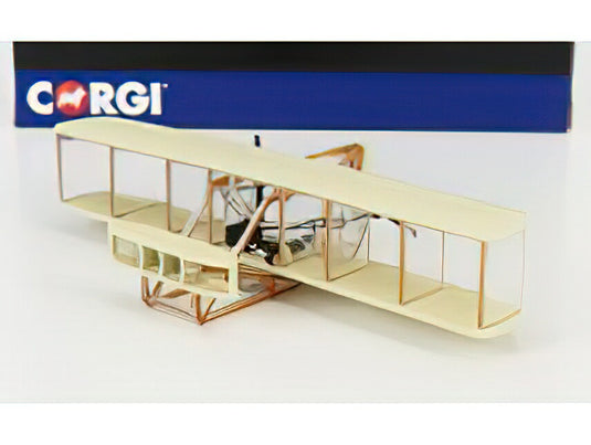 AIRPLANE WRIGHT FLYER 1903 CREAM BROWN/CORGI 1/72ミニカー