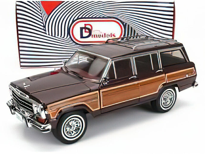 【予約】12月以降発売予定JEEPジープ GRAND WAGONEER 1989 - BORDEAUX WOOD /Dd-Models 1/18ミニカー