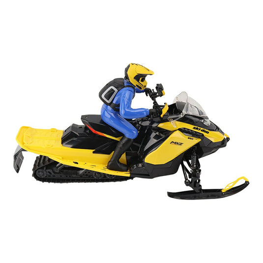 Ski-Dooスキードゥー R/C MXZ Snowmobileスノーモービル in Yellow and Black / Diecast Masters 1/6 模型