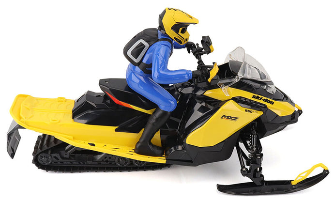 RC Ski Doo MXZ スノーモービル イエロー ブラック ラジコンアメリカ仕様 / Diecast Masters 1/6 建設機械模型 工事車両