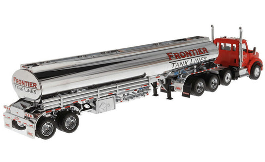 Frontier Tank Lines - Kenworth T880S SBFA タンデム デイキャブ プッシャーアクスル トラック   / Diecast Masters 1/50 建設機械模型 工事車両