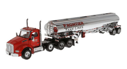Frontier Tank Lines - Kenworth T880S SBFA タンデム デイキャブ プッシャーアクスル トラック   / Diecast Masters 1/50 建設機械模型 工事車両