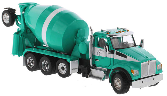 Island Ready Mix - Kenworth T880S タンデム プッシャー ミキサー   / Diecast Masters 1/50 建設機械模型 工事車両