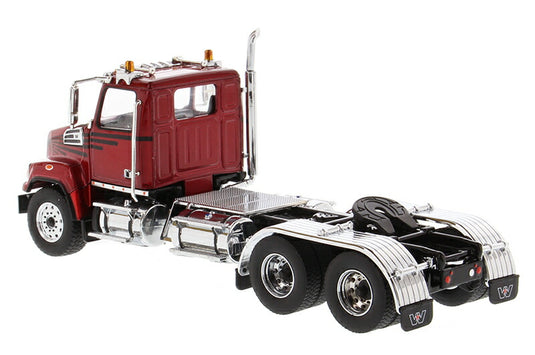 Western Star 4700 SF タンデム デイキャブ メタリックレッド トラック   / Diecast Masters 1/50 建設機械模型 工事車両