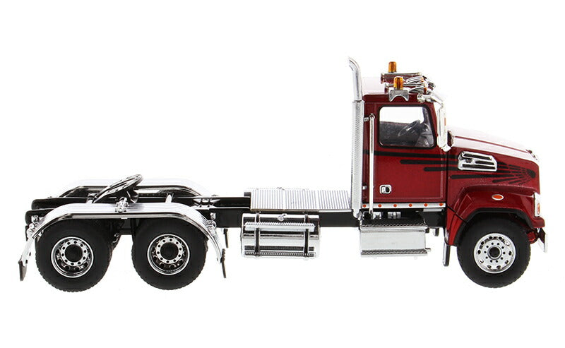 ギャラリービューアに画像をロードする, Western Star 4700 SF タンデム デイキャブ メタリックレッド トラック   / Diecast Masters 1/50 建設機械模型 工事車両
