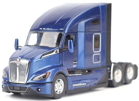 Kenworth T680 スリーパー トラクター (ディープセルリアンブルー/キャブのみ) ダンプ   / Diecast Masters 1/50 建設機械模型 工事車両