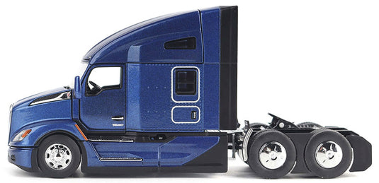 Kenworth T680 スリーパー トラクター (ディープセルリアンブルー/キャブのみ) ダンプ   / Diecast Masters 1/50 建設機械模型 工事車両