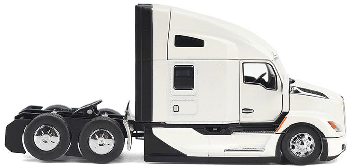 Kenworth T680 スリーパー トラクター パールホワイト キャブのみ / Diecast Masters 1/50 建設機械模型 工事車両