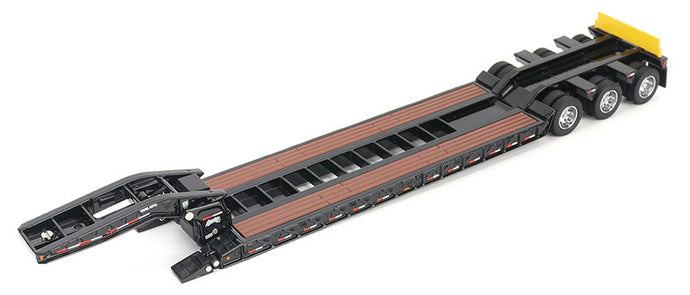 Trail King TK120 油圧着脱式グースネック ローボーイトレーラー (ブラック/通常版) トレーラー   / Diecast Masters 1/50 建設機械模型 工事車両