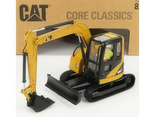 CATERPILLAR   CAT308C CR ESCAVATORE CINGOLATO   TRACTOR HYDRAULIC MINI EXCAVATOR   YELLOW BLACK ショベル / Diecast Masters 1/50 建設機械模型 工事車両