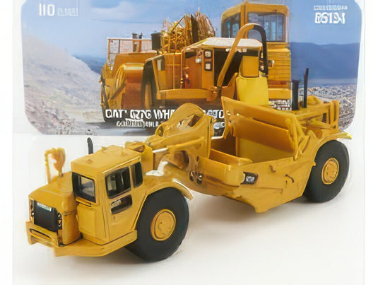 CATERPILLAR   CAT627G RUSPA GOMMATA   WHEEL TRACTOR SCRAPER   YELLOW BLACK / Diecast Masters 1/87 建設機械模型 工事車両