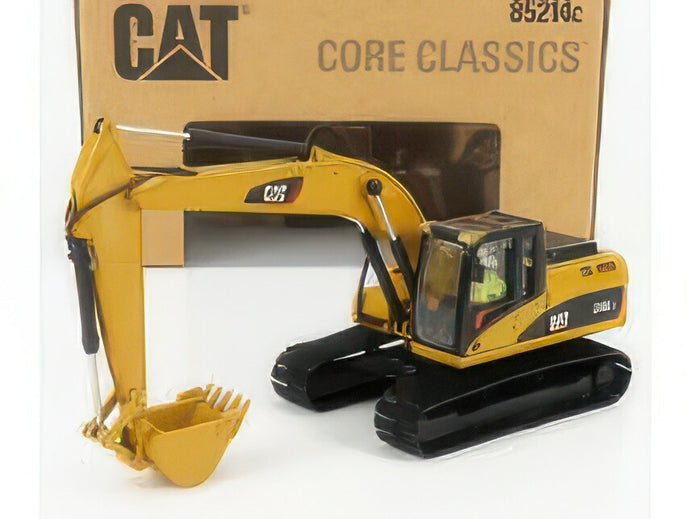CATERPILLAR   CAT320D ESCAVATORE CINGOLATO   TRACTOR HYDRAULIC EXCAVATOR SCRAPER   YELLOW BLACK ショベル / Diecast Masters 1/50 建設機械模型 工事車両