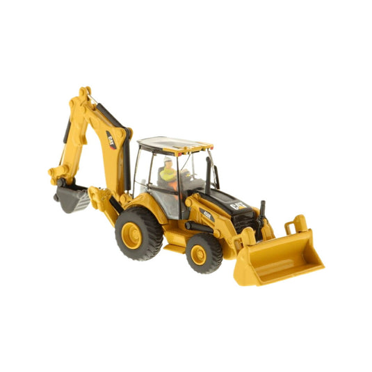 CAT 450E Backhoe ショベル / Diecast Masters 1/87 建設機械模型 工事車両