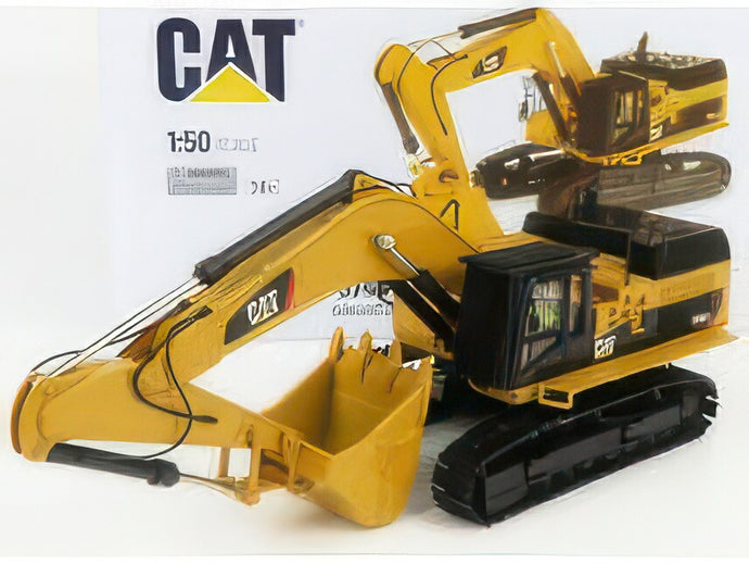CATERPILLAR   CAT347D ESCAVATORE CINGOLATO   TRACTOR HYDRAULIC EXCAVATOR SCRAPER   YELLOW BLACK ショベル / Diecast Masters 1/50 建設機械模型 工事車両