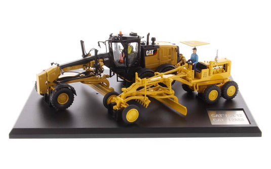 CAT No 12 & 12M3 モーターグレーダー 2台セット / Diecast Masters 1/50 ミニカー 建設機械模型 工事車両