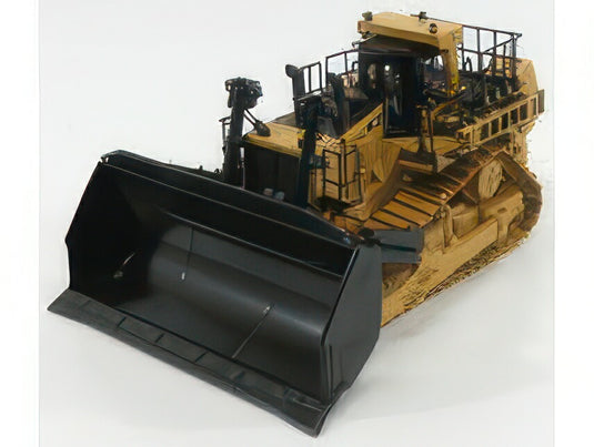 CATERPILLAR   CATD11T CARRYDOZER RUSPA CINGOLATA   SCRAPER TYPE TRACTOR   YELLOW BLACK ブルドーザ / Diecast Masters 1/50 建設機械模型 工事車両