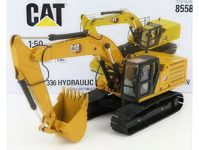 CATERPILLAR   CAT336 ESCAVATORE CINGOLATO   TRACTOR HYDRAULIC EXCAVATOR SCRAPER   NEXT GENERATION   YELLOW BLACK ショベル / Diecast Masters 1/50 建設機械模型 工事車両