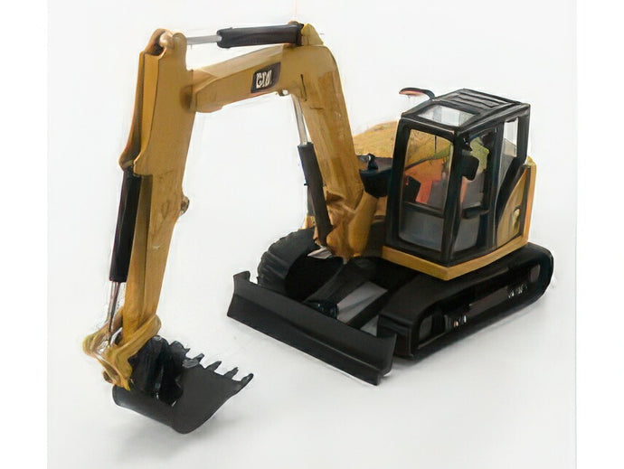 CATERPILLAR   CAT308 CR ESCAVATORE CINGOLATO   TRACTOR HYDRAULIC MINI EXCAVATOR   YELLOW BLACK ショベル / Diecast Masters 1/50 建設機械模型 工事車両