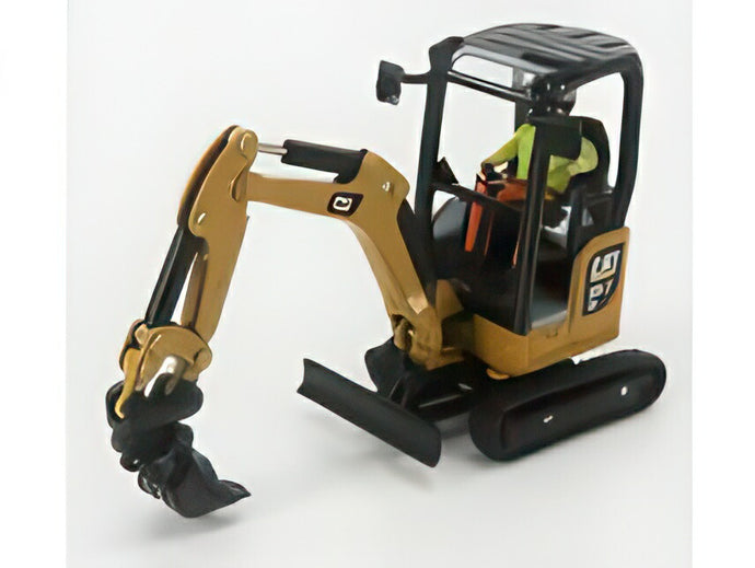 CATERPILLAR CAT301.7 CR クローラー式油圧ミニショベル イエローブラック/ Diecast Masters 1/50 ミニカー
