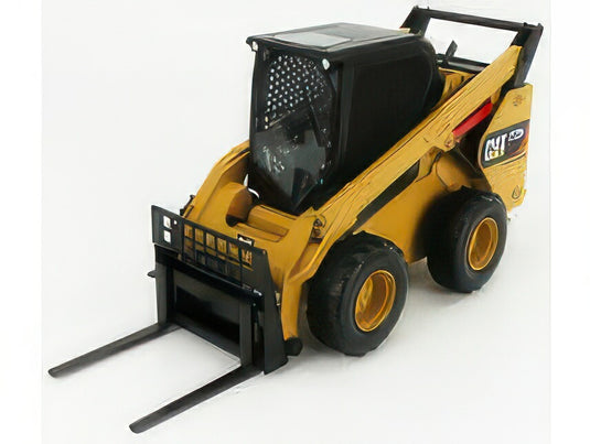 CATERPILLAR   CAT272D RUSPA GOMMATA   SKID STEER LOADER   YELLOW BLACK / Diecast Masters 1/16 建設機械模型 工事車両