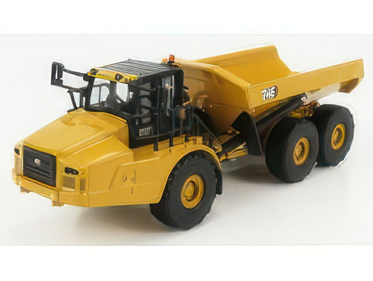 CATERPILLAR   CAT745 CASSONE RIBALTABILE CAVA 3 ASSI   ARTICULATED TRUCK   YELLOW BLACK ダンプ / Diecast Masters 1/64 建設機械模型 工事車両