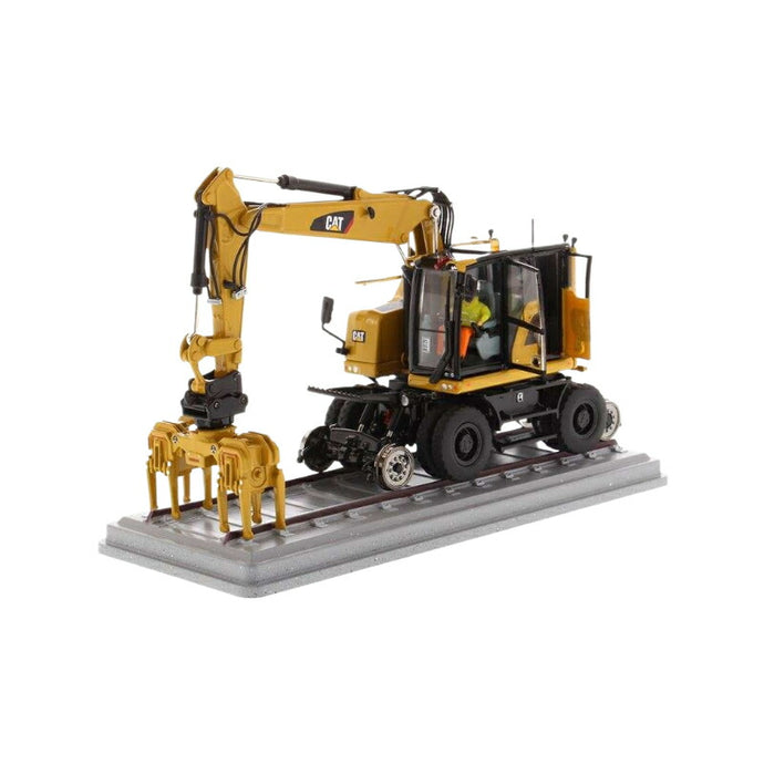 CAT M323F Rail Mobilbagger ショベル / Diecast Masters 1/50 建設機械模型 工事車両