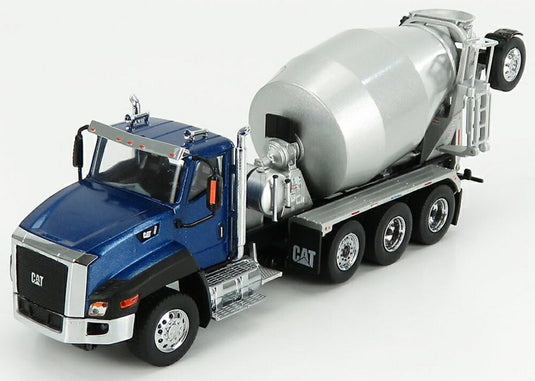 CATERPILLAR CT660 ミキサー車 4軸 2016 ブルーメタリック シルバー/ Diecast Masters 1/50 ミニカー