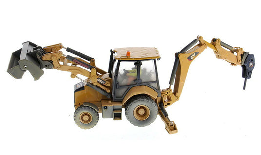 Caterpillar 420F2 IT ウェザード バックホーローダー - ウェザリングシリーズ トレーラー   / Diecast Masters 1/50 建設機械模型 工事車両