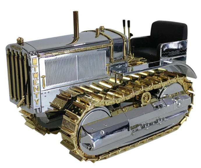 Caterpillar Twenty 装軌式トラクター クローム&ゴールドメッキ 100周年記念 / DIECAST MASTERS 1/16