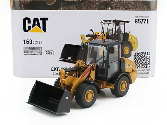CATERPILLAR CAT906 コンパクト ルスパ ゴンマータ スクレーパー トラクター ホイールローダー イエロー ブラック/ Diecast Masters 1/50 建機 模型