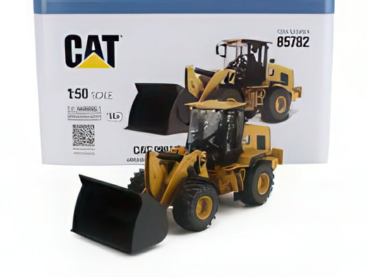 CATERPILLAR CAT938 ルスパ ゴンマータ スクレーパー トラクター ホイールローダー イエロー ブラック/ Diecast Masters 1/50 建機 模型
