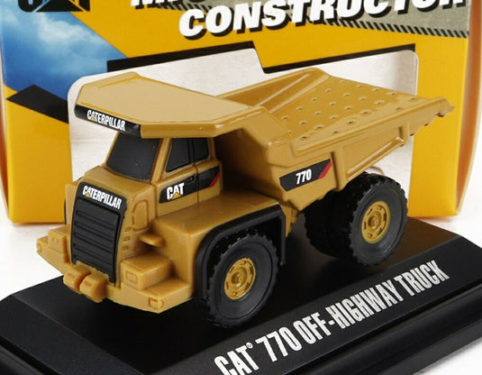 CATERPILLAR CAT770 ハイウェイ トラック CM.5.5 イエロー ブラック/ Diecast Masters 1/100 ミニカー