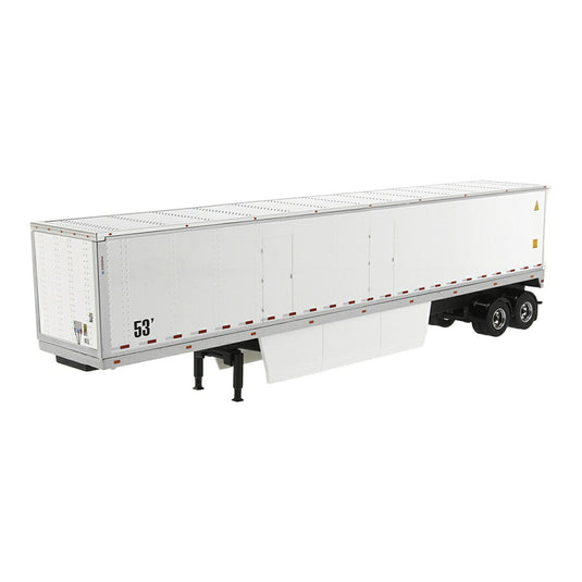 53 Dry Van Trailerトレーラー in White Trailer Only / Diecast Masters 1/50 模型